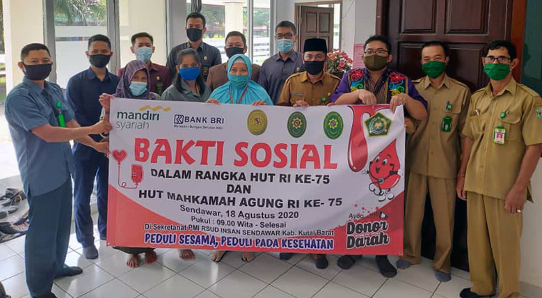 Peringati HUT RI Ke-75 dan Mahkamah Agung (MA) Ke-75 Lakukan Bakti Sosial Donor Darah Peringati HUT RI Ke-75 dan Mahkamah Agung (MA) Ke-75 Lakukan Bakti Sosial Donor Darah
