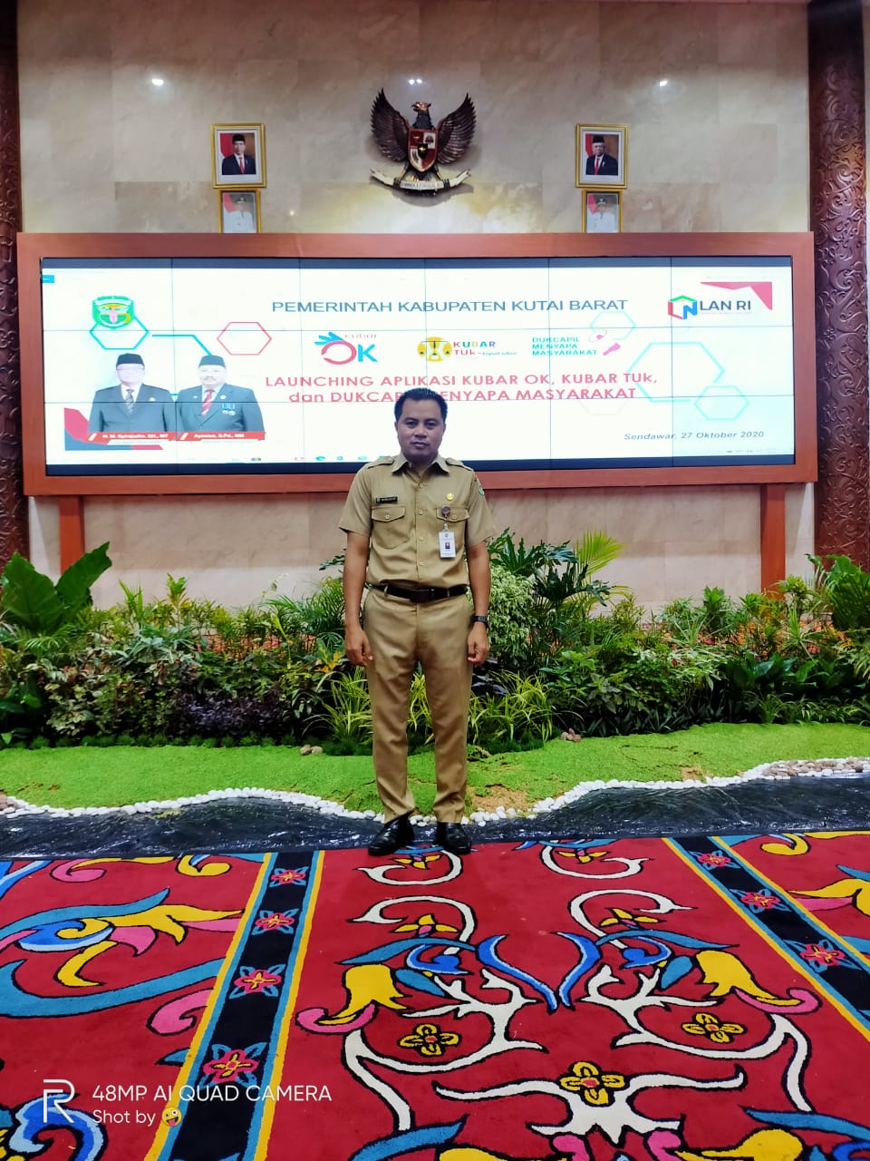 LAUNCHING APLIKASI KUBAR OK , KUBAR TUK DAN KEGIATAN DUKCAPIL MENYAPA MASYARAKAT
