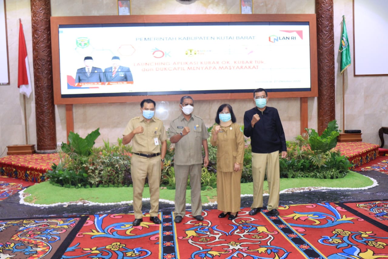 LAUNCHING APLIKASI KUBAR OK , KUBAR TUK DAN KEGIATAN DUKCAPIL MENYAPA MASYARAKAT