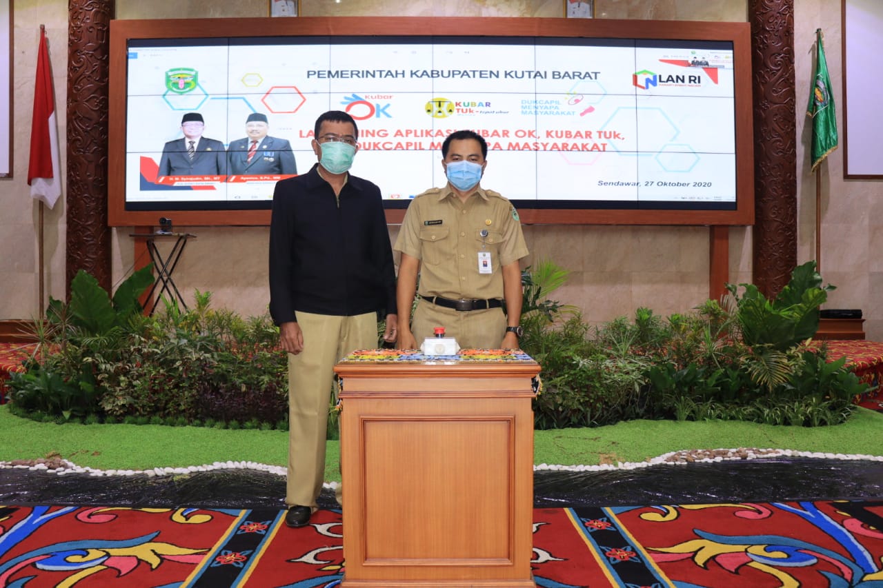 LAUNCHING APLIKASI KUBAR OK , KUBAR TUK DAN KEGIATAN DUKCAPIL MENYAPA MASYARAKAT