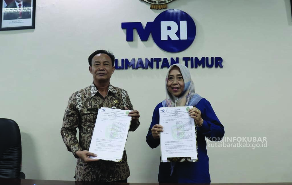 Diskominfo Kubar Tandatangani Perjanjian Kerjasama Dengan Stasiun TVRI Kaltim Diskominfo Kubar Tandatangani Perjanjian Kerjasama Dengan Stasiun TVRI Kaltim